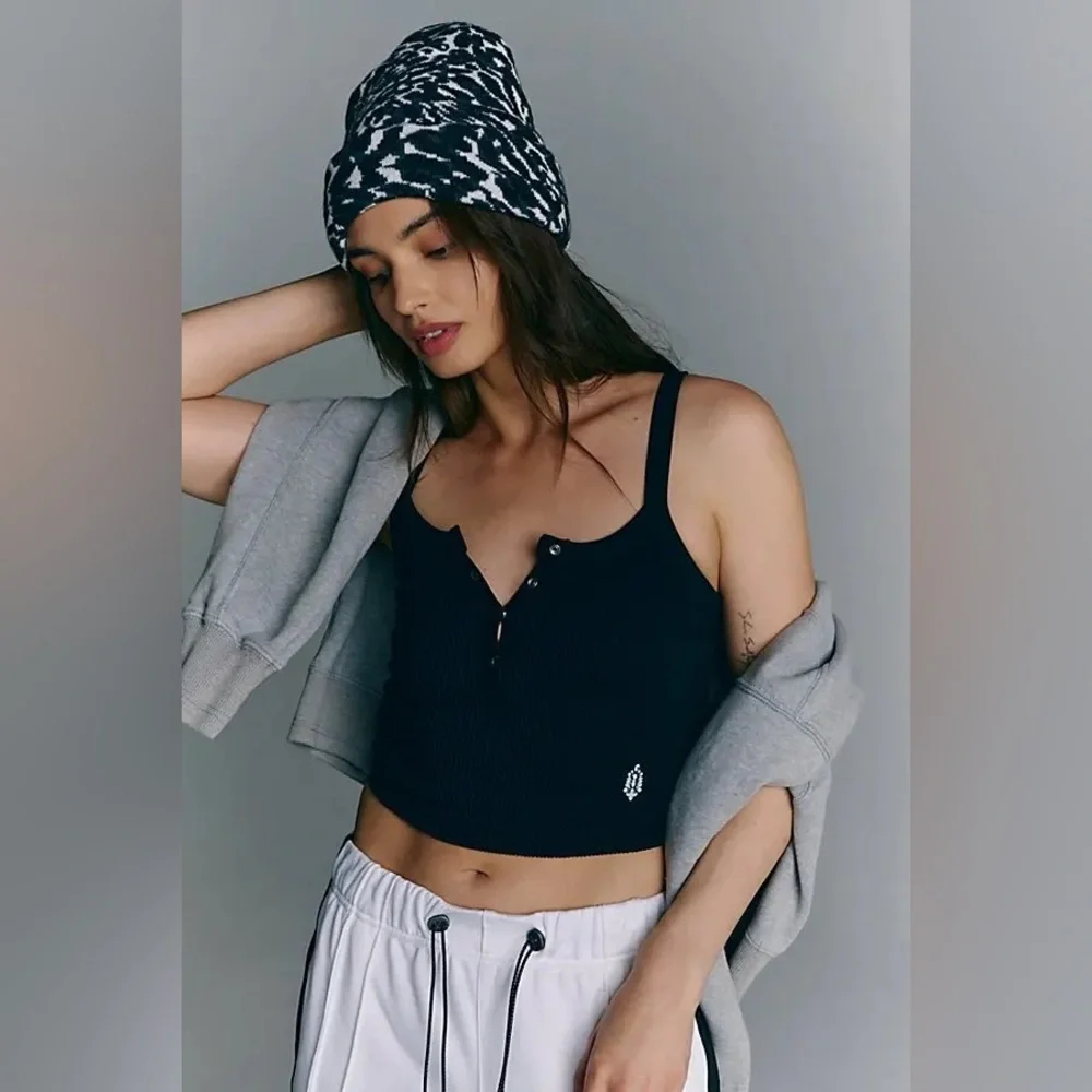 Free People Jumping Jacquard Beanie
